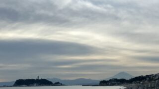 江の島と富士山